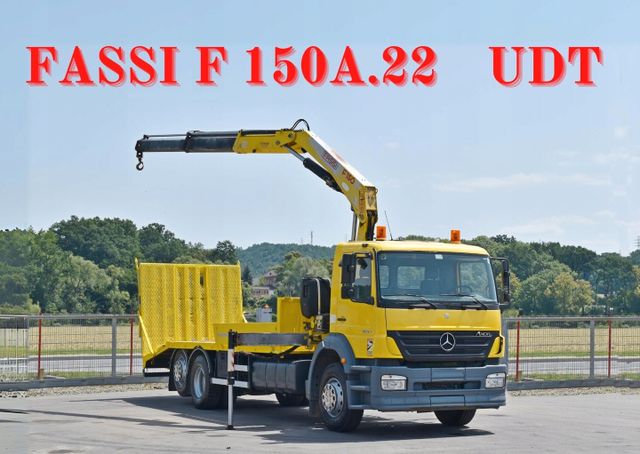 Mercedes-Benz AXOR 2533 ABSCHLEPPWAGEN 7,50 m + FASSI F150A.22