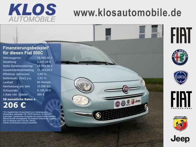 Fiat 500C 1.0 DOLCEVITA 70PS PDC APPLE CARPLAY KLIMAA