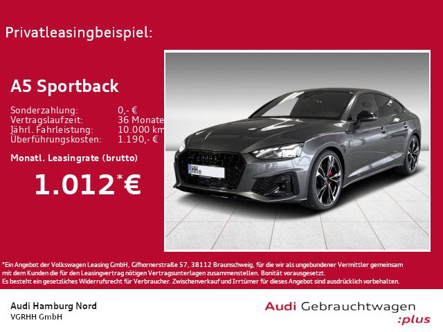 Audi A5 Sportback 45 TFSI S line qua. B&O HeadUp Navi