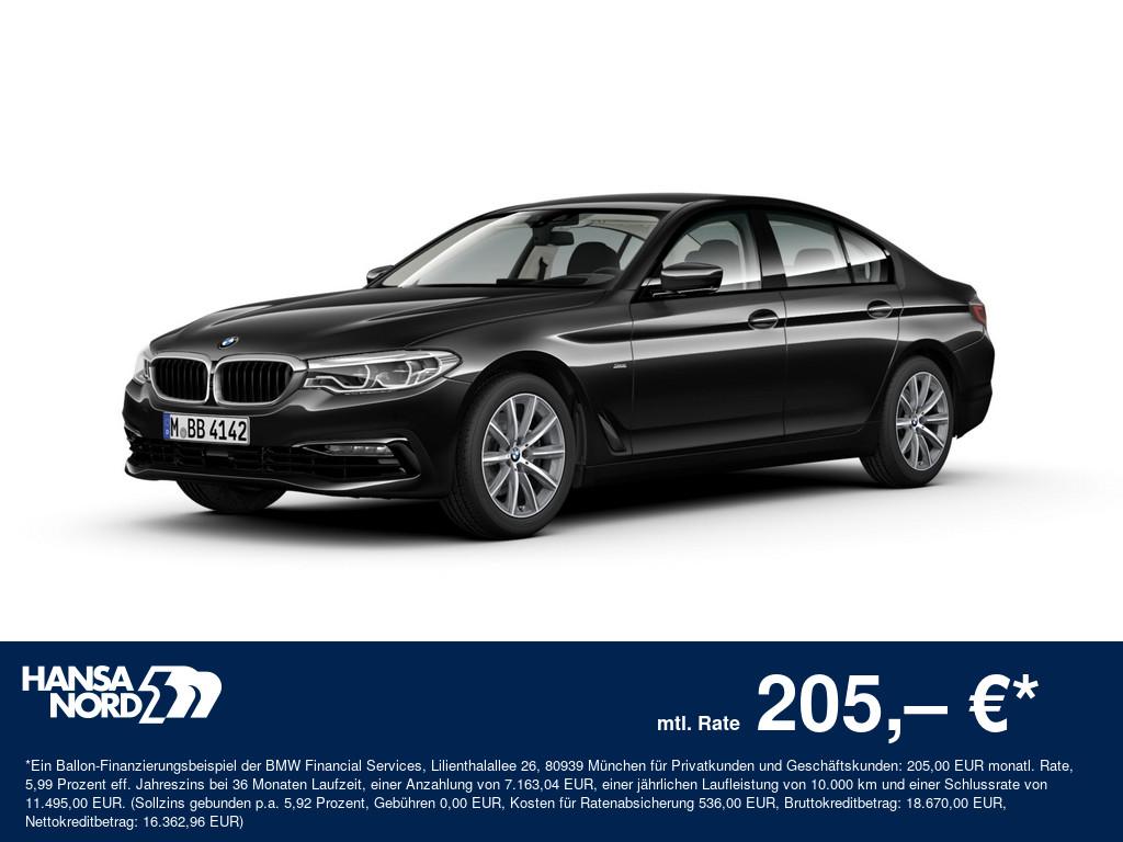 BMW 520d Lim. SPORTLINE LED NAVI HUD 360° PDC 18"