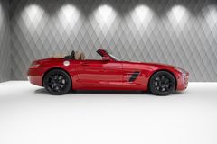 SLS AMG 6.2 V8 Roadster RED/BROWN CARBON