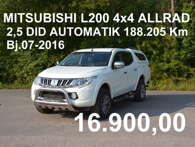 Mitsubishi L200 2,5 D-ID 4WD 4x4 ALLRAD DOPPELKABINE CAMERA