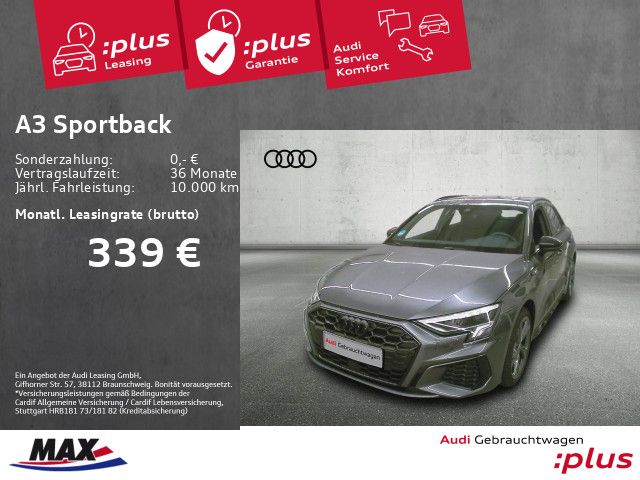 Audi A3 Sportback 45 TFSI e S LINE LED+AHK+OPTIK+NAVI