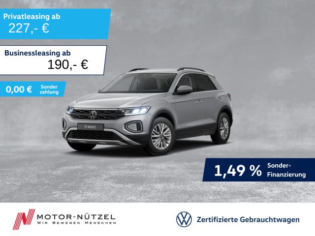 Volkswagen T-Roc 1.0 TSI LIFE 5JG+LED+NAVI+AHK+SHZ+DAB+ALU