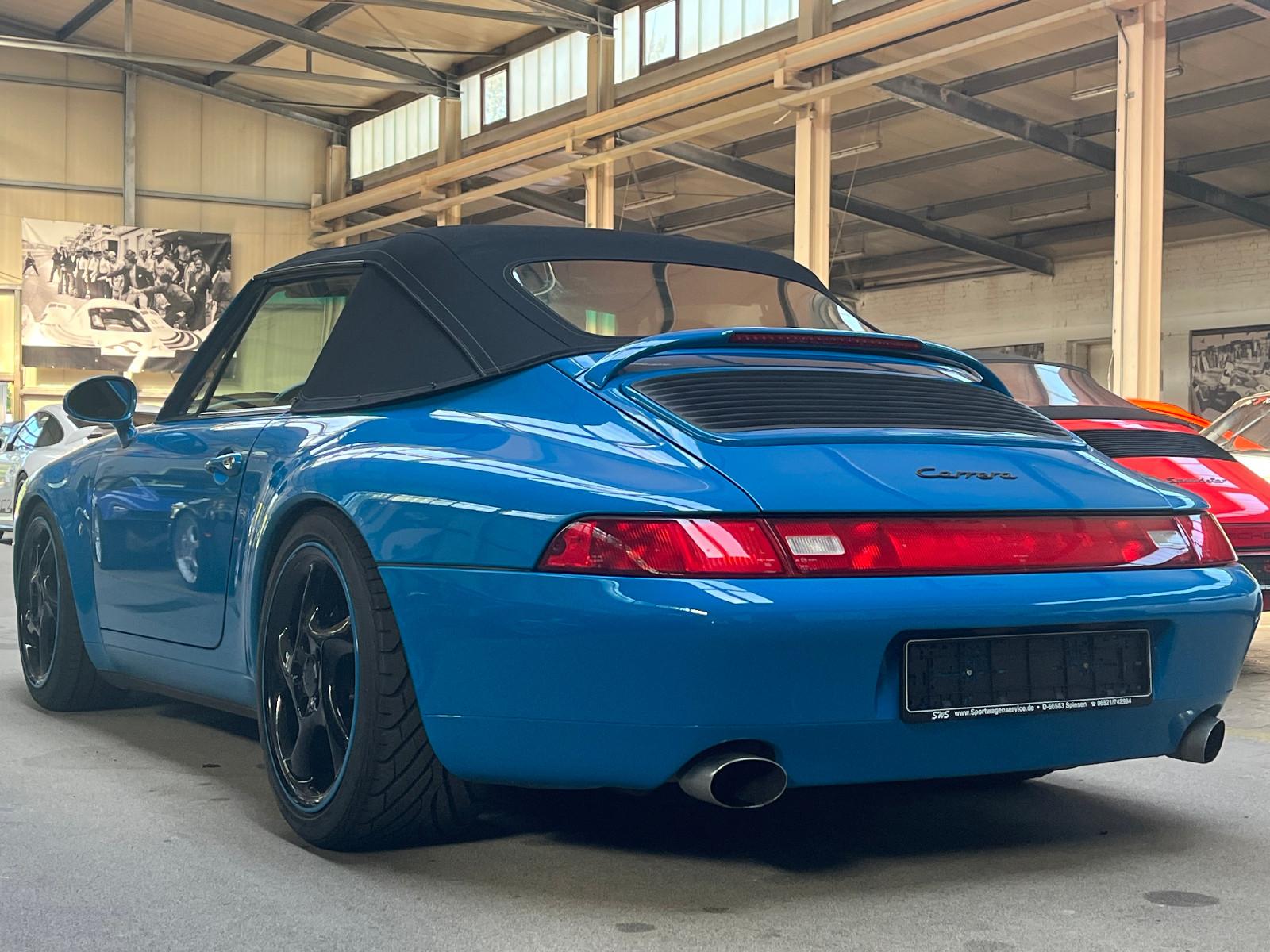 Porsche 993 C2 Cabrio Blautürkis Sammler mit Garantie