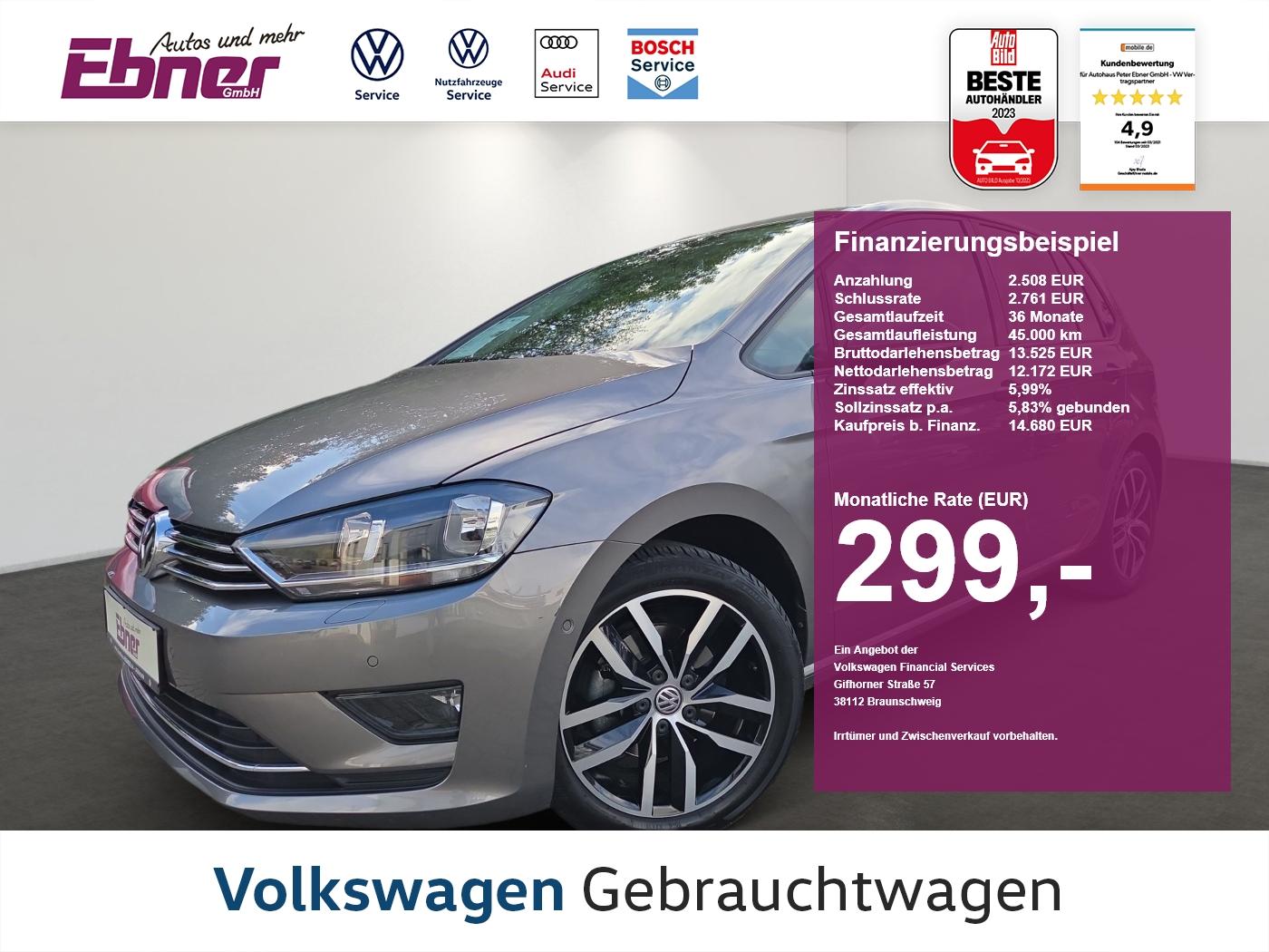 Volkswagen Golf Sportsvan ALLSTAR TDI NUR 36tKM!!! ANHÄNGER