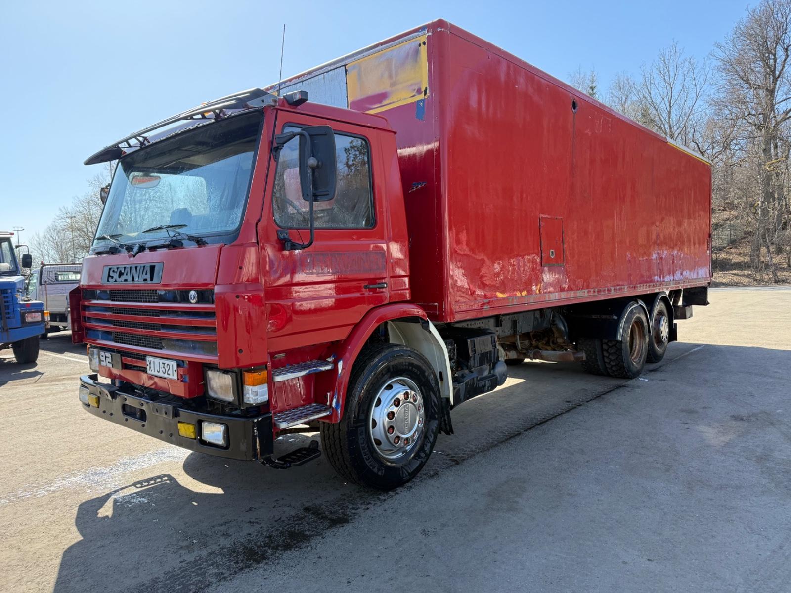 Scania P92 6x2 full steel manual box 8.7 m