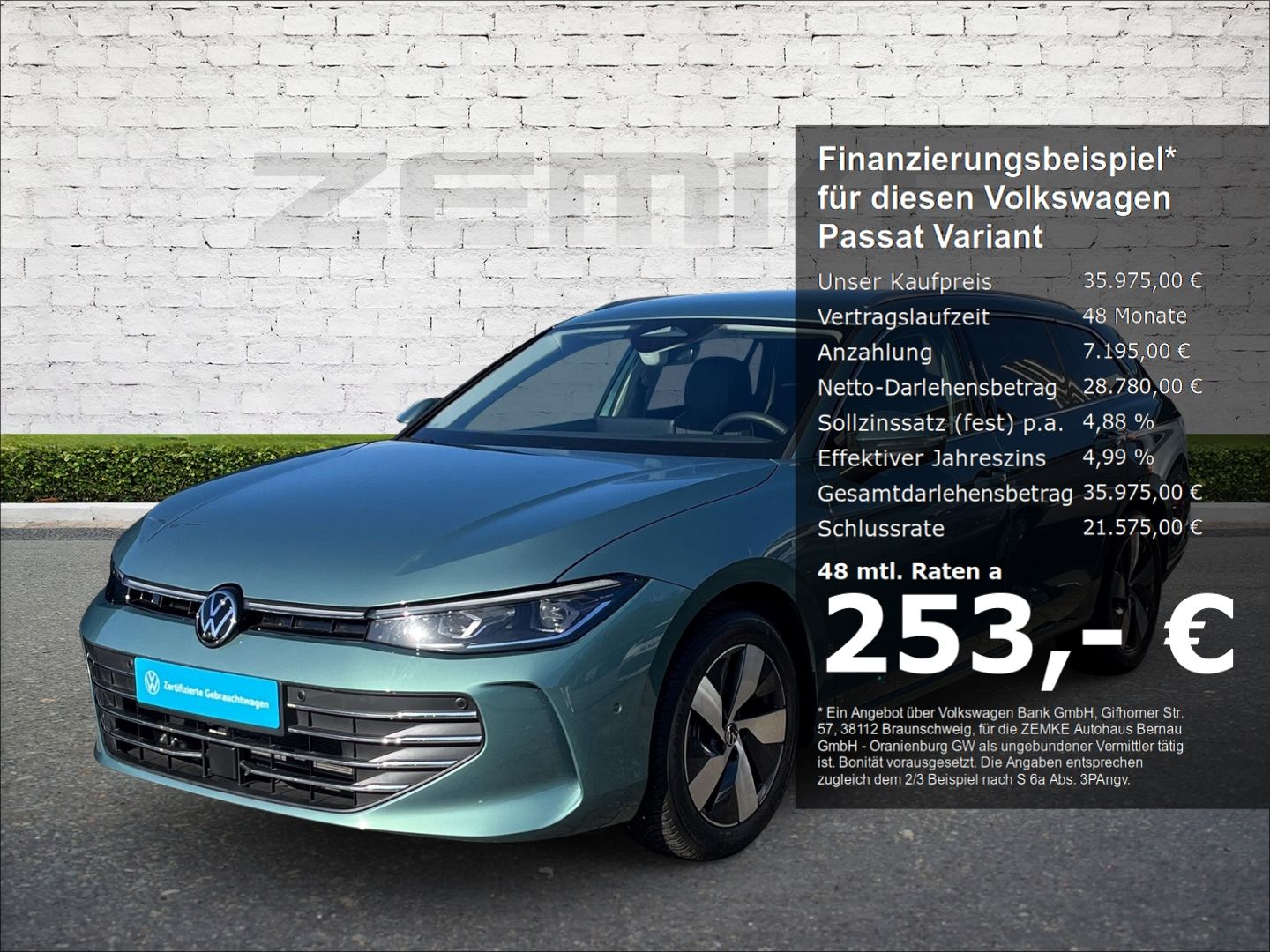 Volkswagen Passat Variant 1.5 eTSI DSG 3,99 % Business Navi