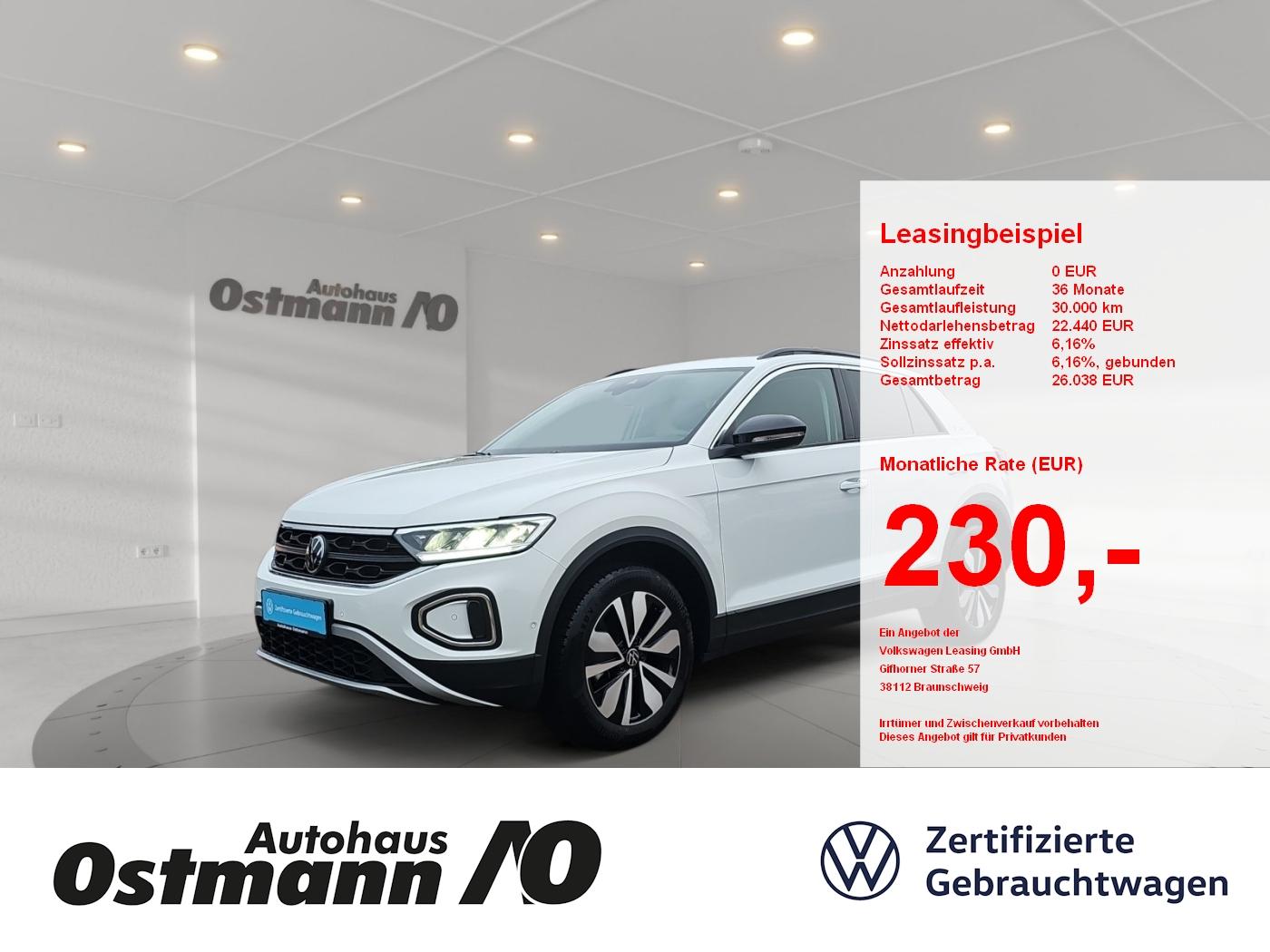 Volkswagen T-Roc 1.0 TSI Goal ACC DynLicht SpurH Facelift