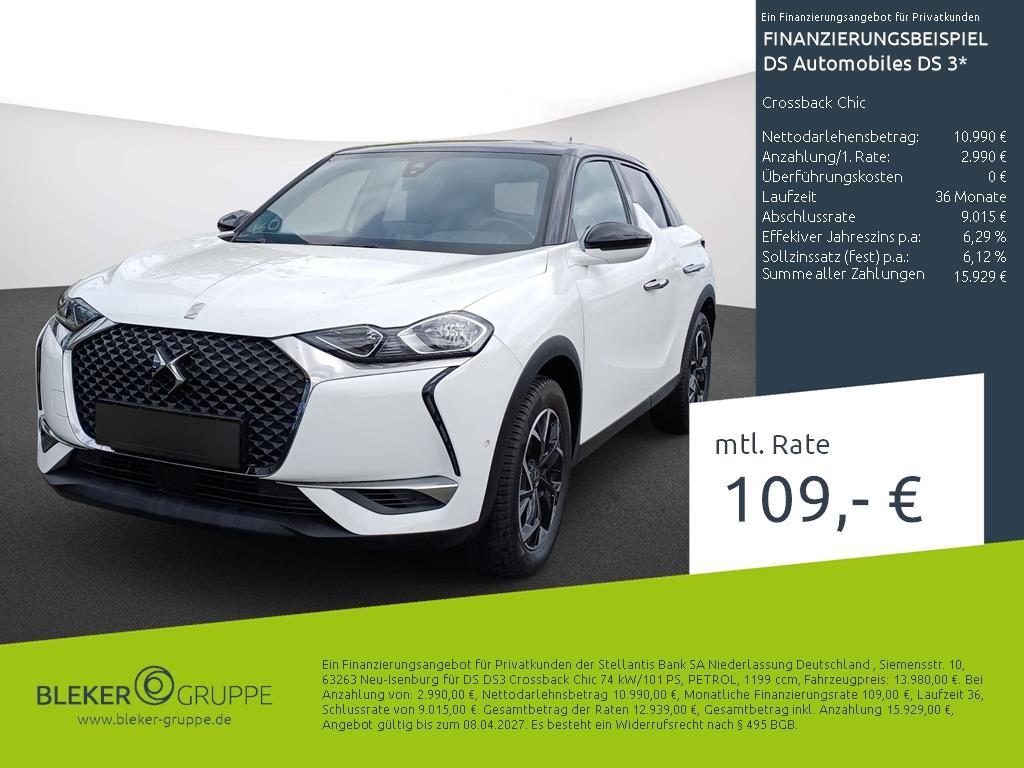DS Automobiles DS3 Crossback Chic