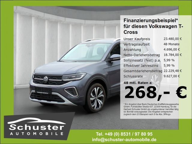 Volkswagen T-Cross Style 1.0TSI*DSG IQ-LED ACC Navi+ R-Kam