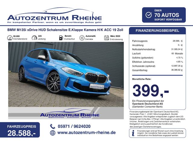 BMW M135i xD HUD Schalensitz E.Klappe Kamera H/K ACC