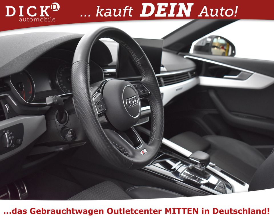 Audi A4 Av 40d Quatt 2X S LINE+NAVI+B&O+LED+KAMER+SHZ