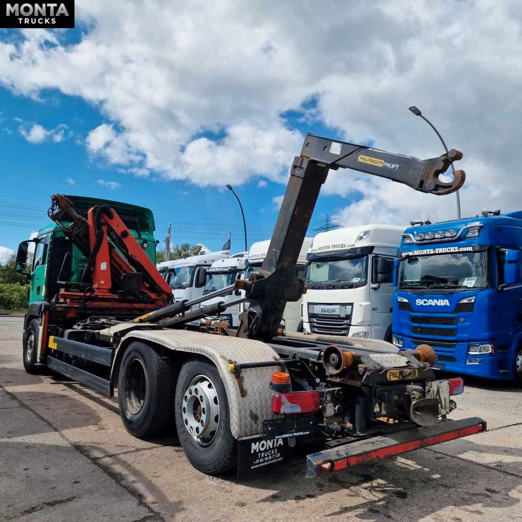 MAN TGS 26.320, Abroller, Ladekran Lenkachse, TÜV
