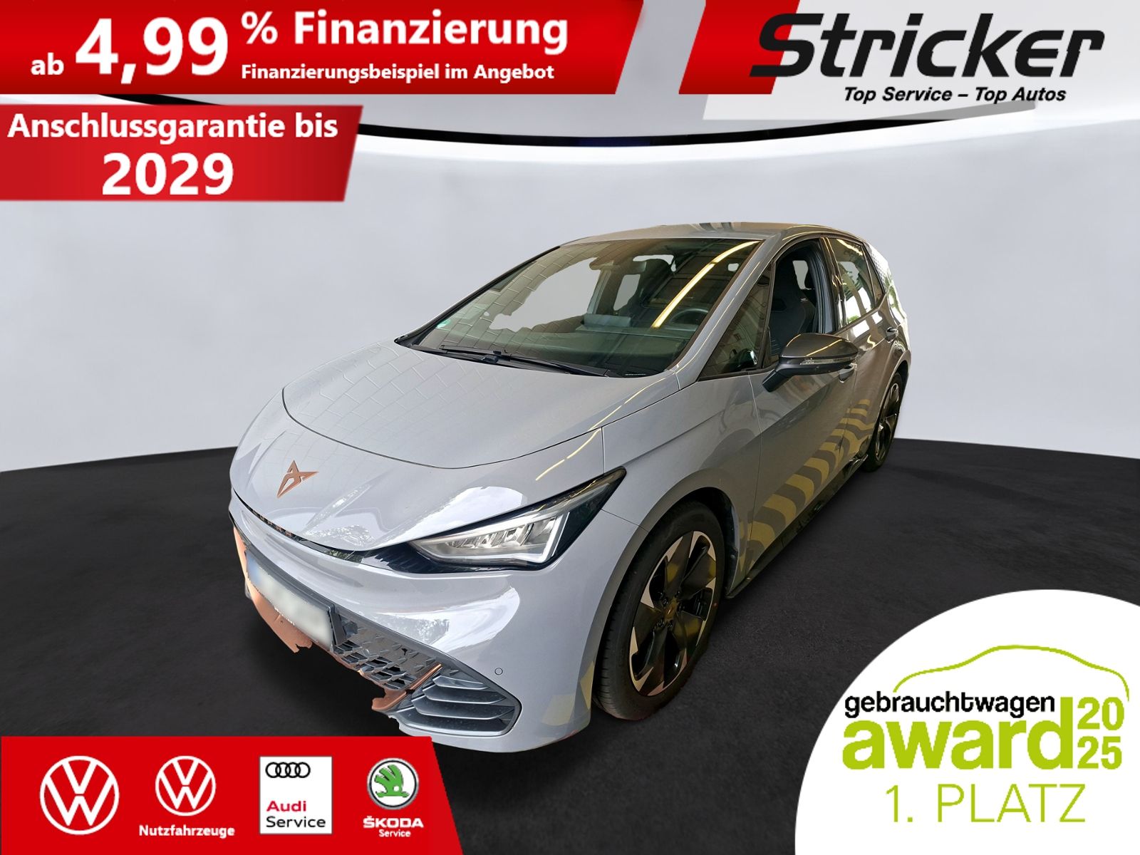 Cupra Born e-Boost 170/58 308,-ohne Anzahlung App-Conn imagem 2