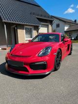 Porsche 981 Cayman GT4-Karminrot/ Approved/ 918 Schale - Porsche Cayman 981 Gebrauchtwagen