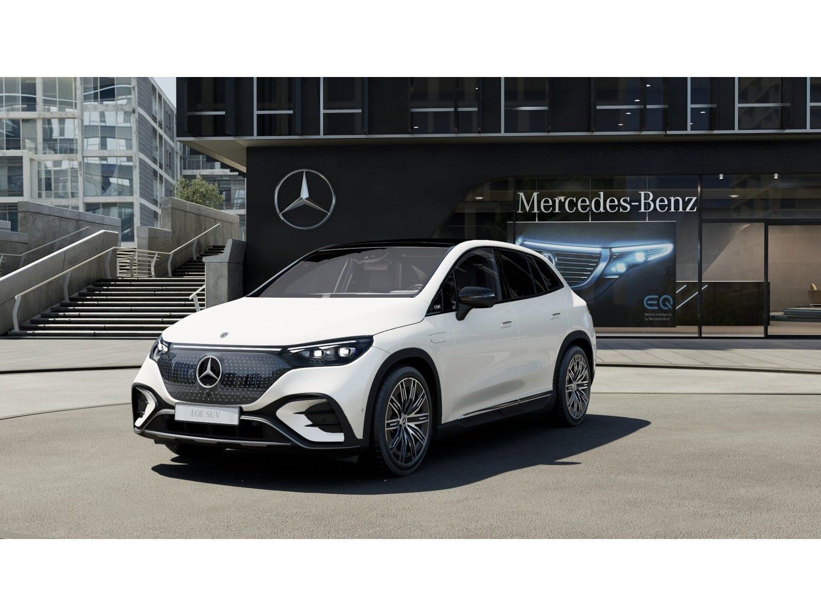 Fahrzeugabbildung Mercedes-Benz EQE 350 4M SUV AMG Prem HAL Pano DISTRO 22kw AHK