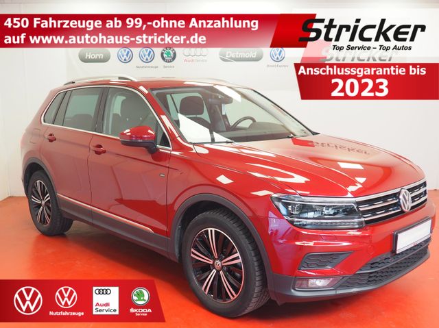 Ein Volkswagen Tiguan der zum Leasing angeboten wird.