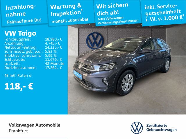 Volkswagen Taigo 1.0 TSI FrontAssist LaneAssist DAB+ LED