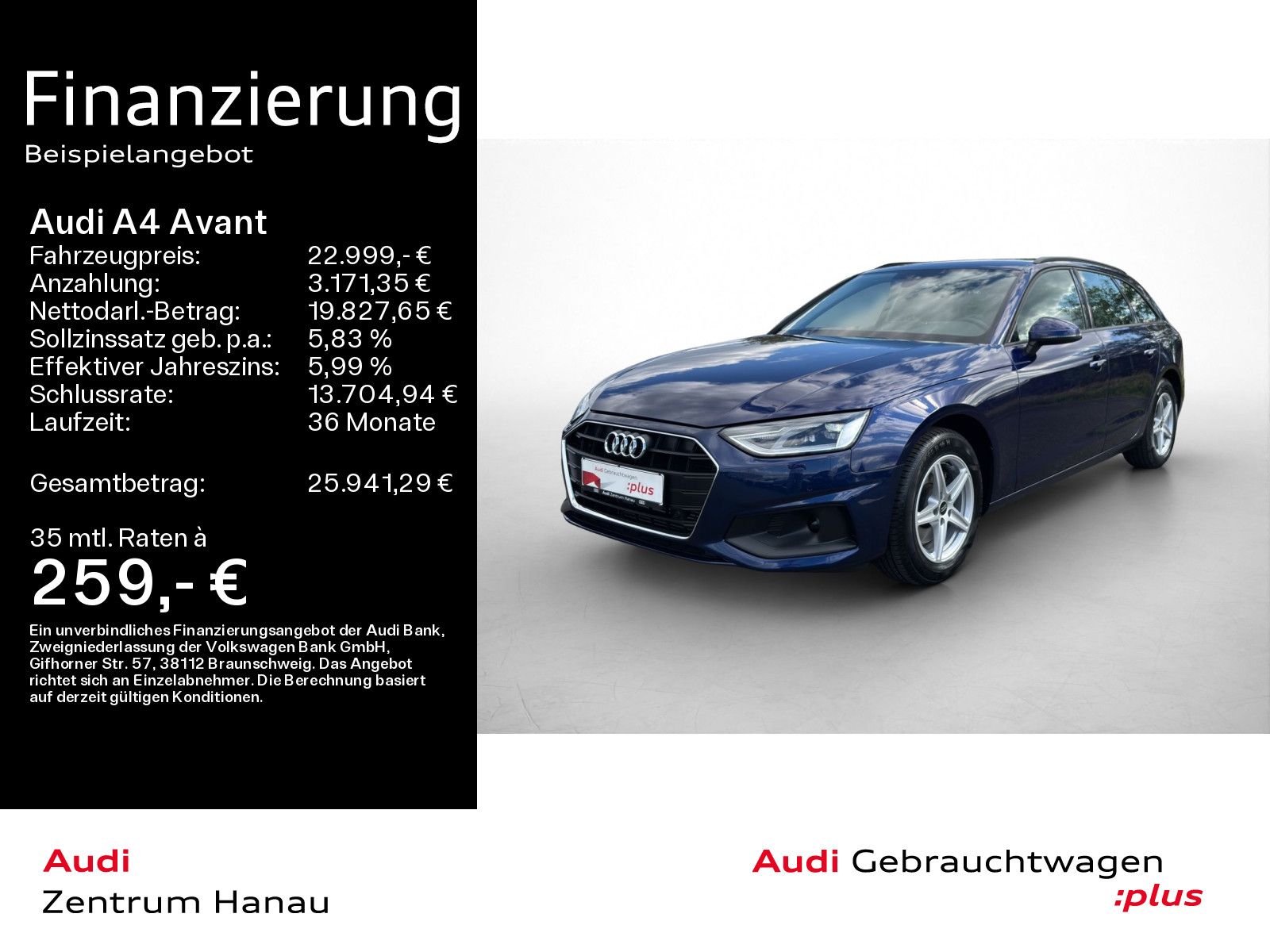 Audi A4 Avant 35 TFSI S tronic