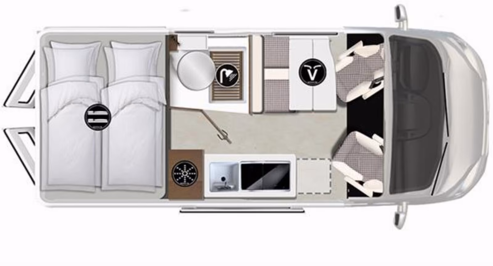 Karmann Davis Lifestyle DA 591 LS Markise und Skyroof 