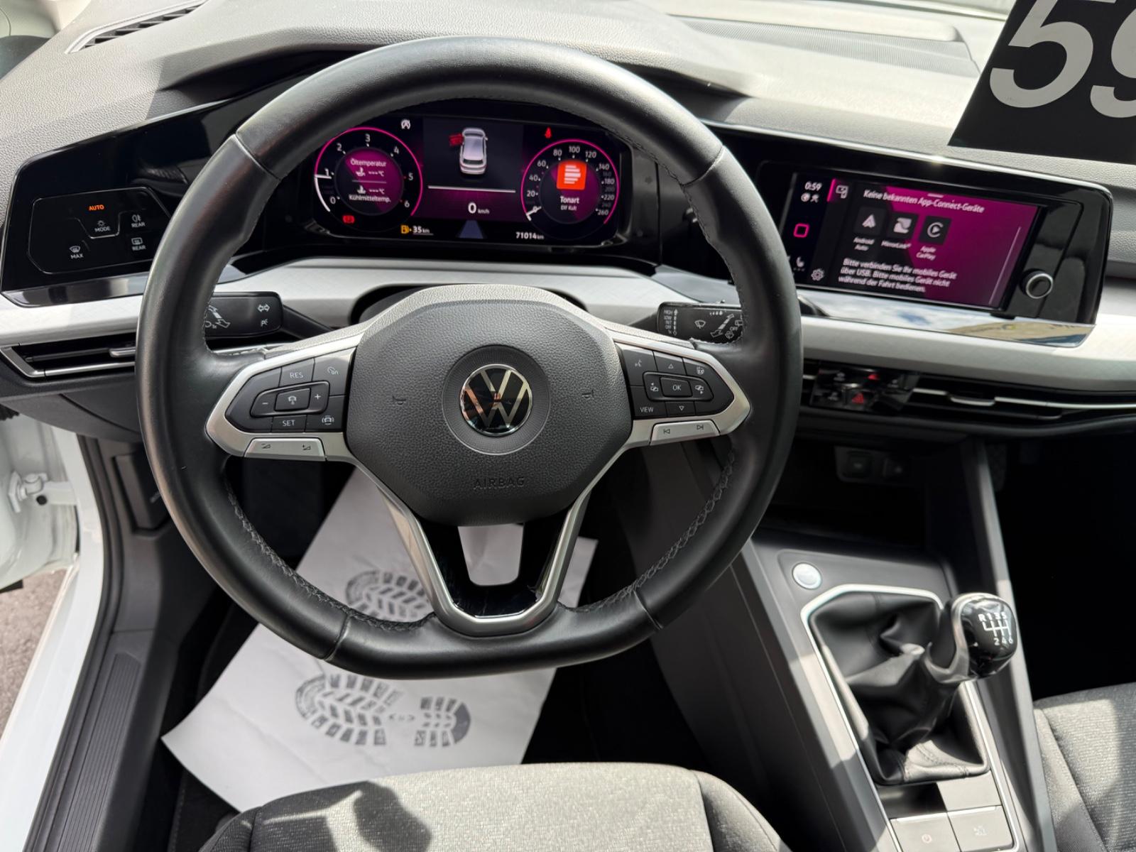 Volkswagen Golf VIII Lim. Life*FAHRSCHULE*PANO*SHZ*PDC*1HD*, миниатюра 10