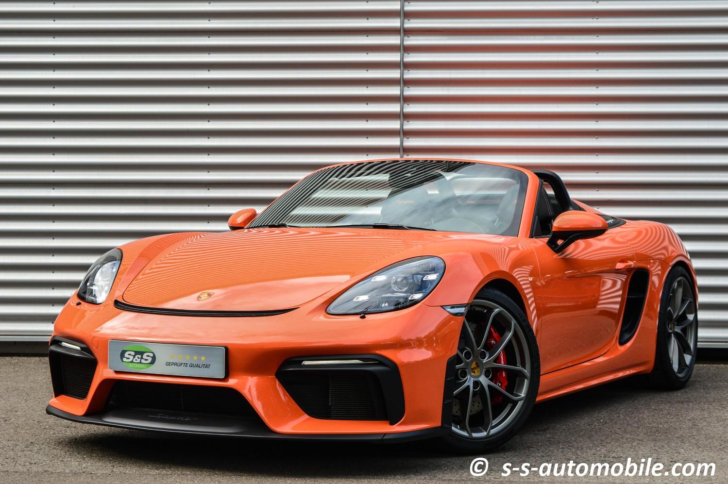 Porsche Spyder PTS Gulforange Vollschalen Carbon 1.Hand