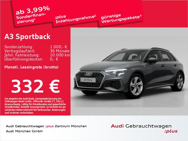 Audi A3 Sportback 40 TFSI e S tronic S line ACC/Navi+