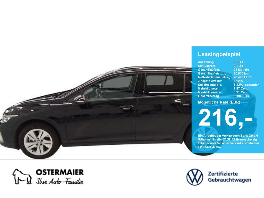 Golf VIII Variant 2.0TDI 116PS NAVI.AHK.LED+.KAM