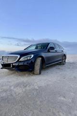 Mercedes-Benz C 400 4MATIC T EXCLUSIVE Autom. AHK - blaue Mercedes-Benz C 400