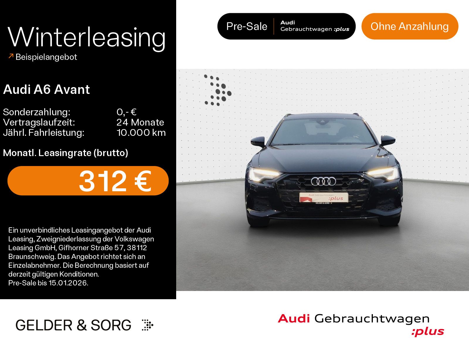 Audi A6 Avant 45 TFSI AHK*Matrix*RFK*Virtual*Sound