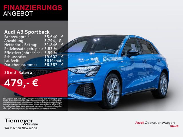 Audi A3 Sportback 45 TFSIe 2x S LINE LM17 NAVI+ BuO G