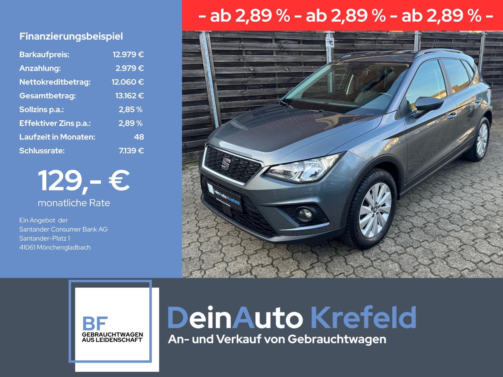 Seat Arona 1.0 TSI Style Navi, DAB, AppleCarPlay, PDC