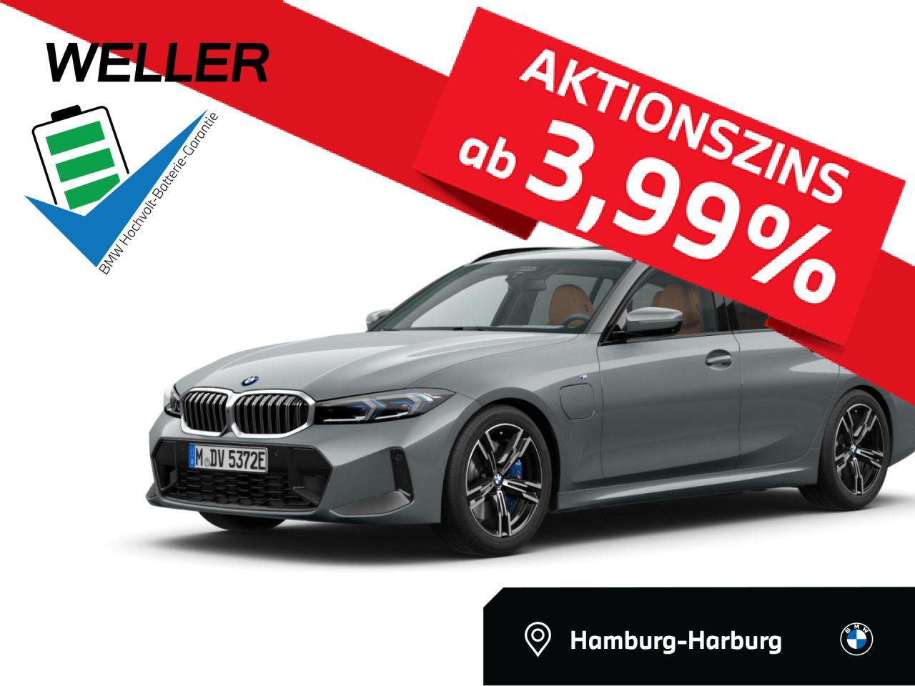 BMW 330e T M SPORT Pano,AHK,H/K,360,Lea.o.Anz.398,-
