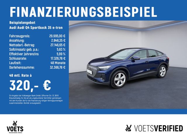 AUDI Audi Q4 Sportback 35 e-tron LED+NAVI+DAB+SHZ+