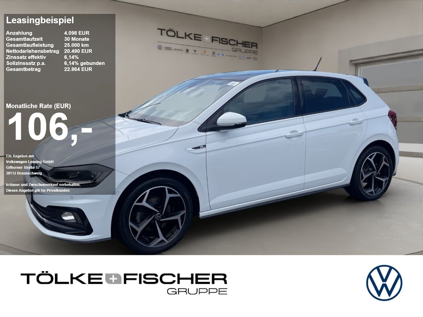 Volkswagen Polo VI 1.5 TSI Highline R-Line ACC AUT Kam. LED