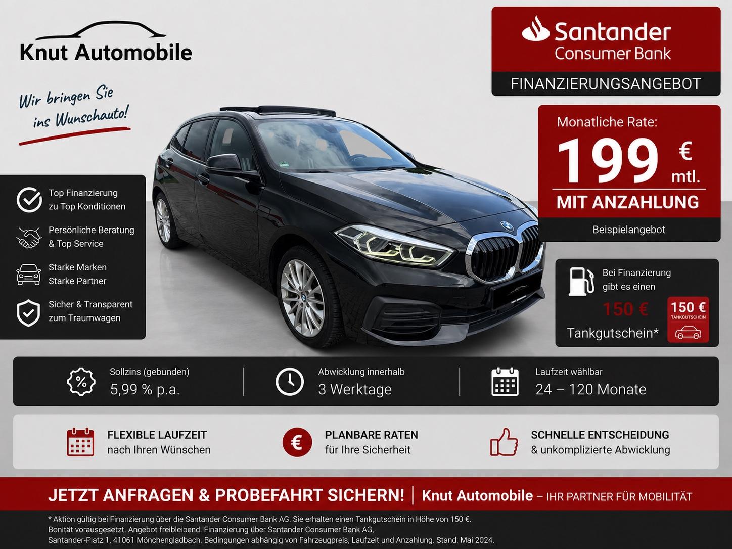BMW 120i Sport 1.Hd*M-Paket*Pano*H&K*Garantie*Automa
