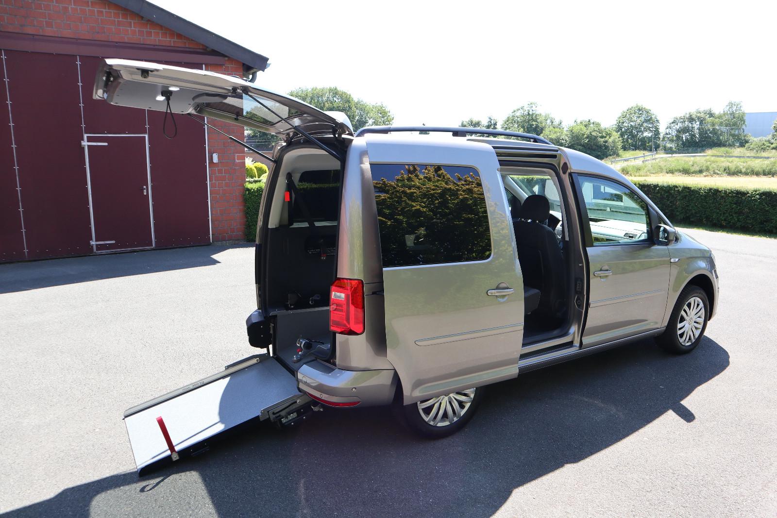 Volkswagen Caddy 1,4TSI DSG*rollstuhlgerecht*Wenderampe*AMF