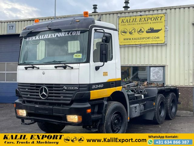 Mercedes-Benz Actros 3340 Hook 6x4 V6 Manual Gearbox Full Stee