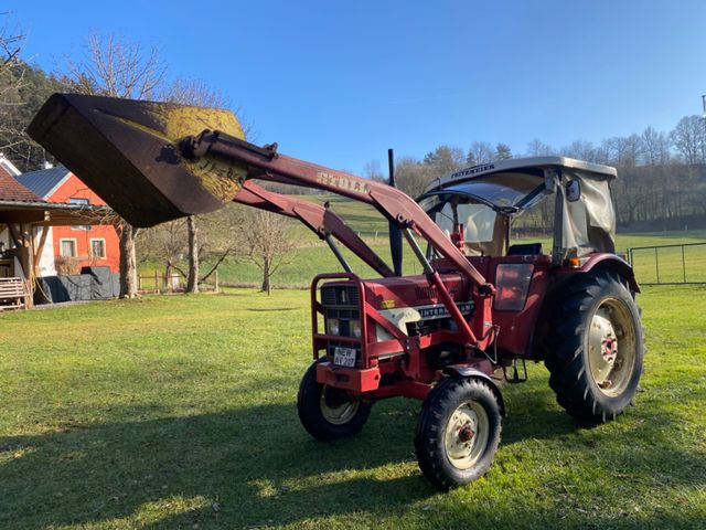IHC 453 *FRONTLADER + SCHAUFEL*2798 Std.*Reifen NEU
