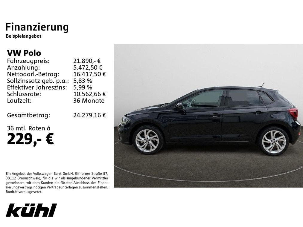 Volkswagen Polo VI 1.0 TSI DSG Style Navi AHK LM17 foto 2