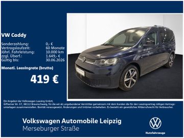 Volkswagen Leasingangebot: Volkswagen Caddy ENERGY 2.0 l TDI 90 kW Preisvorteil 5785€