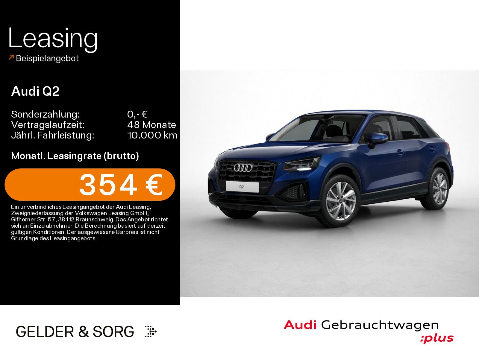 Audi Q2 35 TDI qu. advanced RFK*LED*Navi*Sound*Virtua