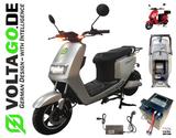 Voltago Elektro-Roller NEU mit Wechselakku - 45km/h  - MOFA 45 KM H