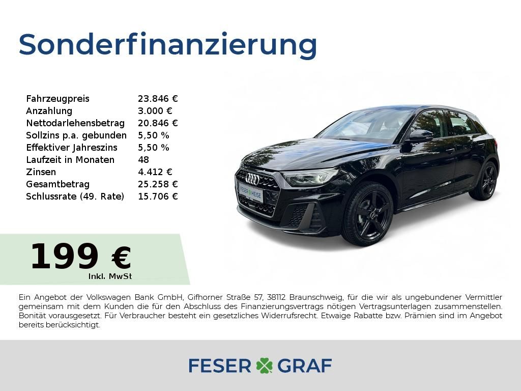A1 Sportback S line 25% Sondernachlass