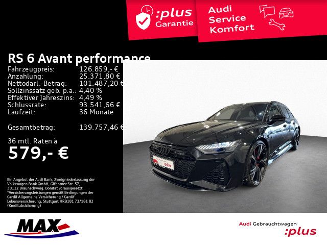 RS6 Avant performance 280 KM/H+MATRIX+HUD+B&O+AH