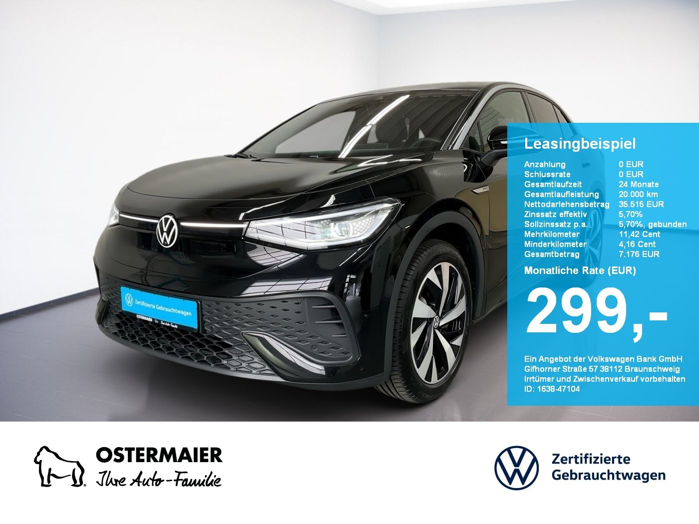 Volkswagen ID.5 PRO PERFORMANCE 204PS 5J-G MATRIX.AHK.360°.