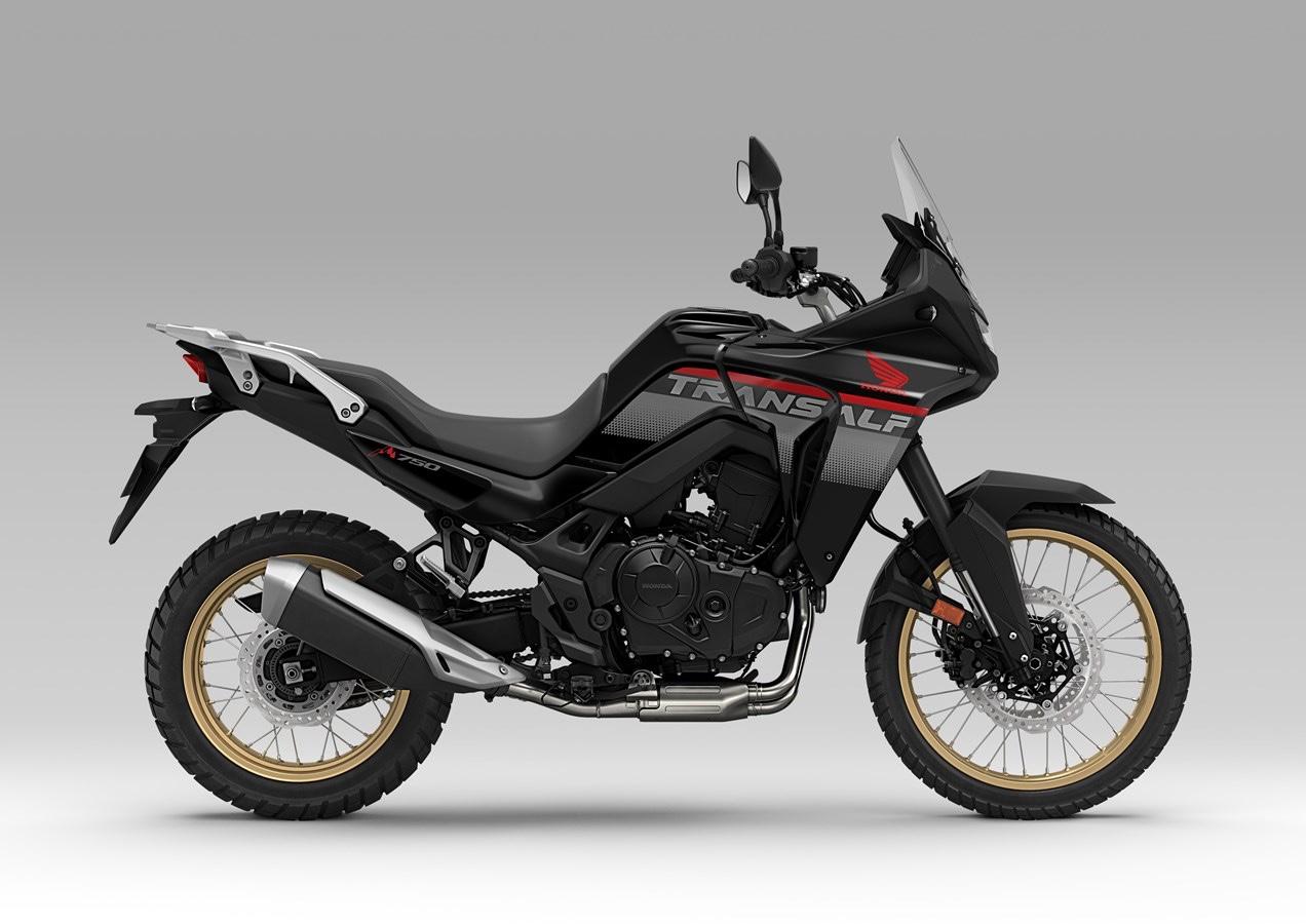 Honda Transalp XL750 - Schwarz + Weiß