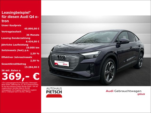 Audi Q4 e-tron 45 Sportback 77 kW LED AHK NAVI PDC GR