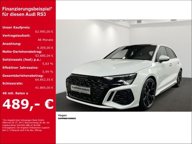 Audi RS3 Sportback OptikScharzPlusPANO+RS Abgas+RS De